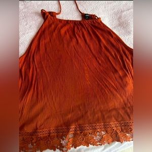 Orange tank top